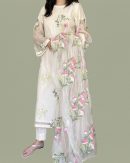 Floral Mist Swiss Lawn Suit